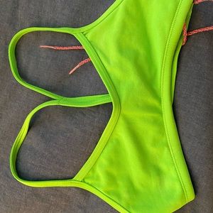 Small green Jolyn bikini top